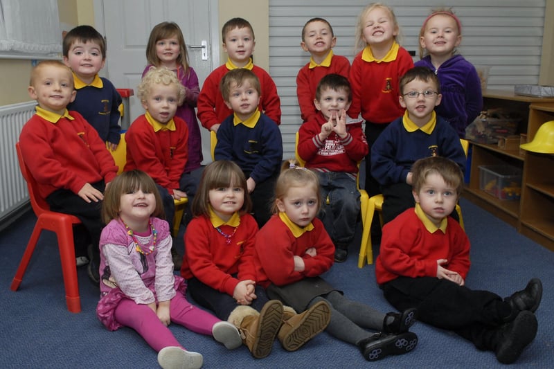 The children at Drumahoe Community Playgroup. INLS45-143KM10