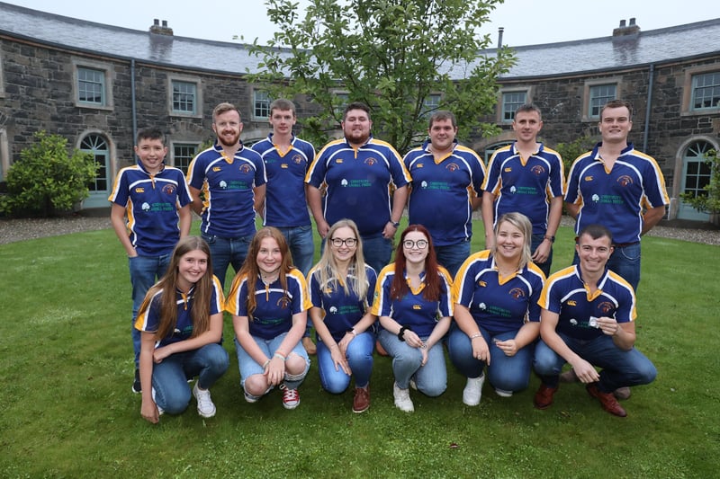 Members of Moycraig YFC who attended the QAVS presentation event.PICTURE STEVEN MCAULEY/MCAULEY MULTIMEDIA