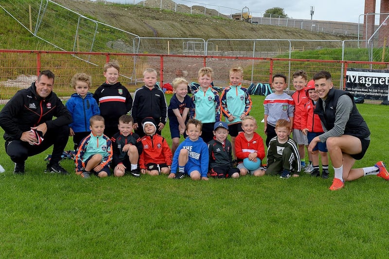 Some of the children who attended the recent Sean Dolans' Cul Camp. Photos: George Sweeney. DER2121GS – 056