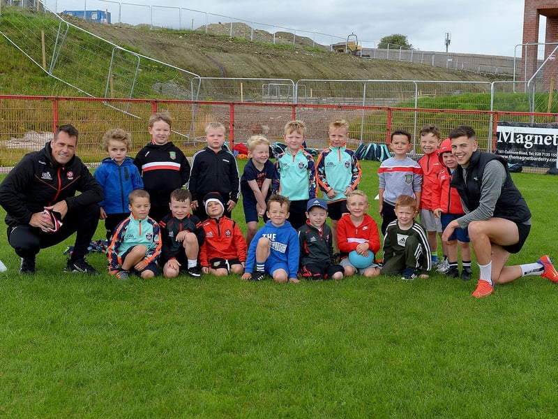 Some of the children who attended the recent Sean Dolans' Cul Camp. Photos: George Sweeney. DER2121GS – 056