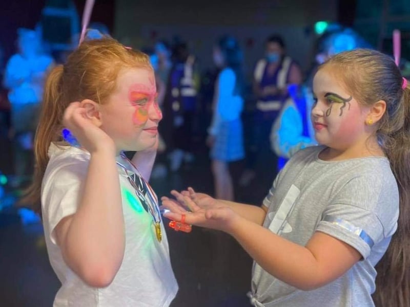 Face painting was one of the activities on offer at the festival.