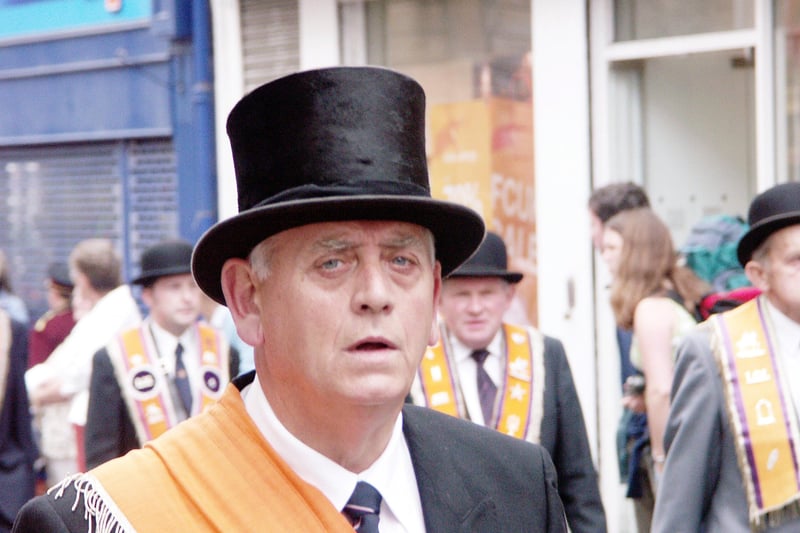 Participant at 12th Parade in Derry 2005.