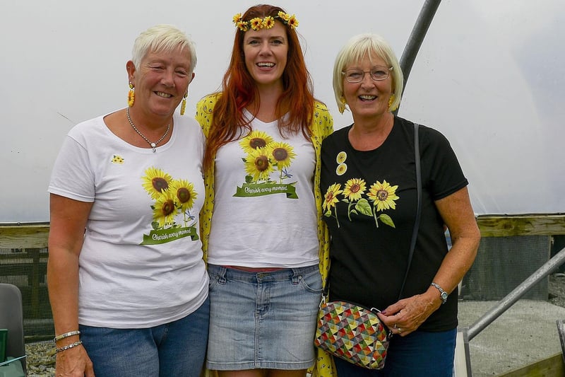 Mags, Tanya and Cecilia pictured at the Family HOPE Day held at the Mullan HOPE Centre in Moville, on Sunday afternoon last. DER2134GS – 006