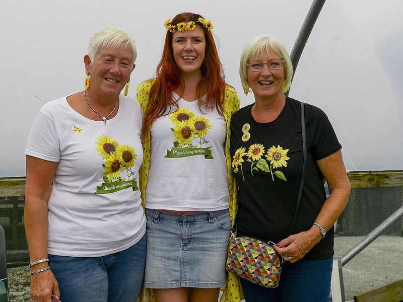 Mags, Tanya and Cecilia pictured at the Family HOPE Day held at the Mullan HOPE Centre in Moville, on Sunday afternoon last. DER2134GS – 006