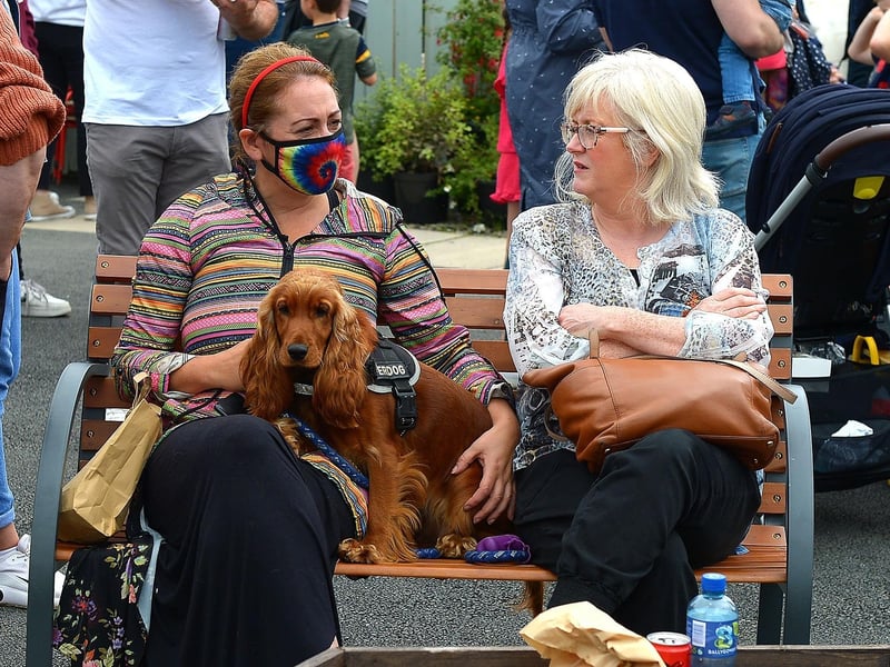 Taking time to relax at the Family HOPE Day held at the Mullan HOPE Centre in Moville, on Sunday afternoon last. DER2134GS – 011