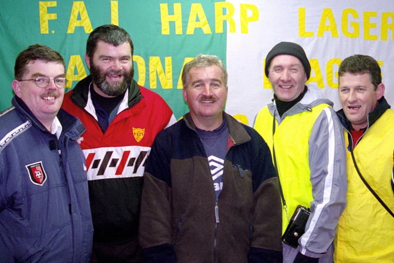 Derry City stewards at Brandywell.