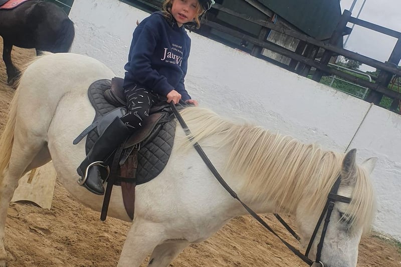 Andrea Davis sent us this of horse riding at Sheans Horse Farm Ballymoney