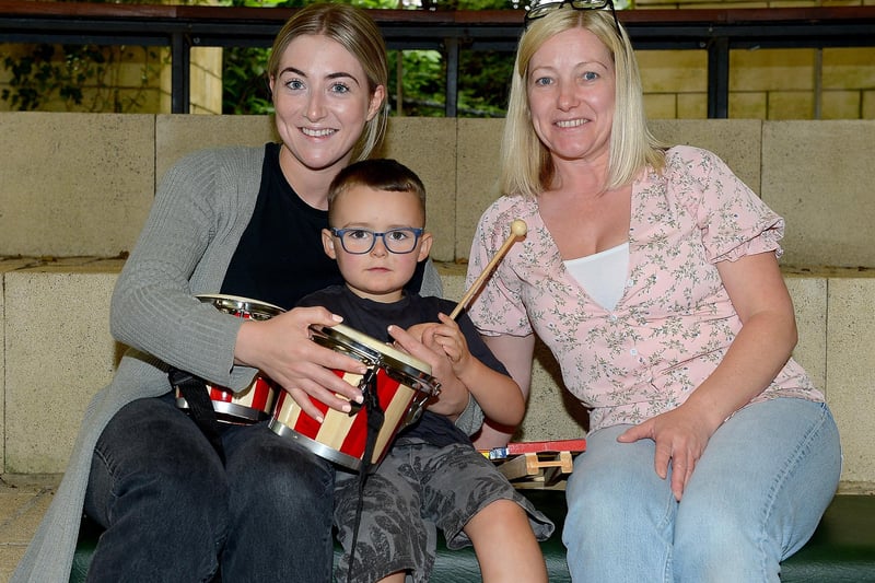 Rebecca, Kenny and Andrea Wylie were at the recent Circle of Support Fun Day held in the Playtrail. Photos: George Sweeney. DER2133GS – 010