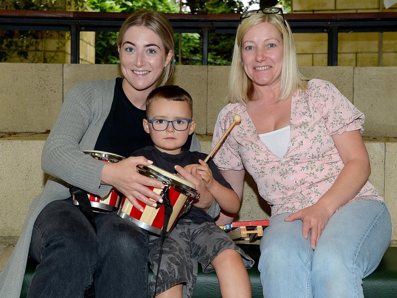 Rebecca, Kenny and Andrea Wylie were at the recent Circle of Support Fun Day held in the Playtrail. Photos: George Sweeney. DER2133GS – 010