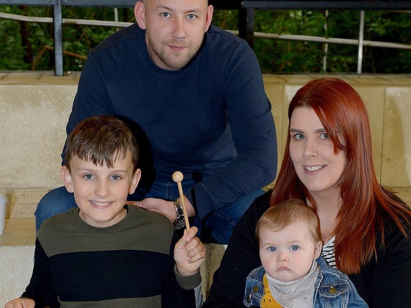 Jack, Louie, Mary and Eoin McHenry attended the recent Circle of Support Fun Day held in the Playtrail. Photos: George Sweeney. DER2133GS – 013