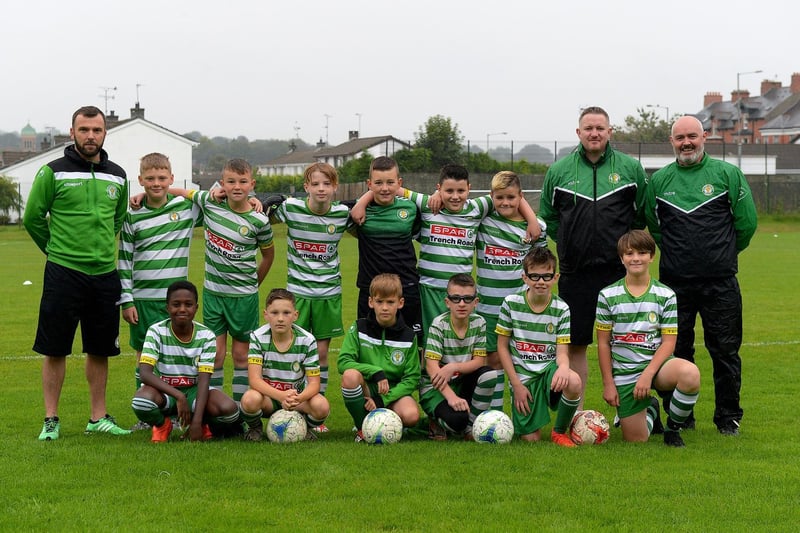 Top of the Hill Celtic took part in the Anthony Martin Memorial Tournament at Magee pitches on Saturday morning last.