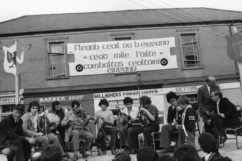 Thousands flocked to Buncrana as it hosted its third Fleadh in 1979.