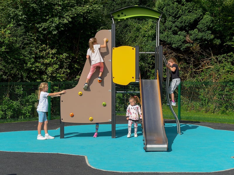 Children play in the newly opened Killea Community Park on Saturday afternoon last. Photo: George Sweeney. DER2136GS – 135