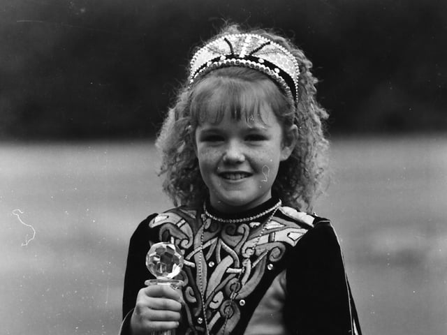 Elan Bradley, from Brewster’s Close, William Street, McConomy School, winner of the U-9 Championship at the All-Scotland Dancing Championship.