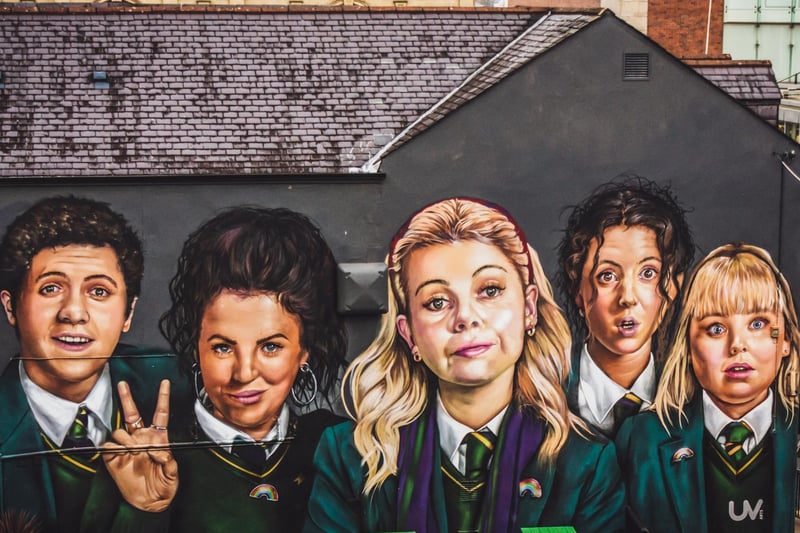 The iconic sitcom from Lisa McGee that covers life in 1990's Derry features plenty of filming locations across Northern Ireland. Including Derry's famous 400-year-old City Walls, murals and winding streets. The cast themselves now have a giant mural depicting them on Badger's Bar on Orchard Street, which has in itself became a popular spot for fans. The Belfast locations that make a feature include Smithfield Market, St Mary's University and Hunterhouse College.