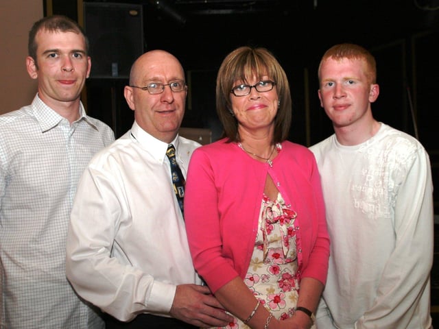 Noel and Sharon Ramsey and family enjoy a special night out.
