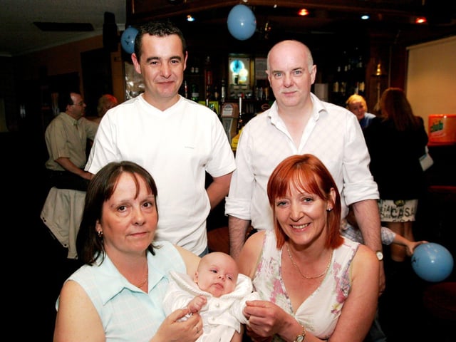 Ben Maguire's christening party.