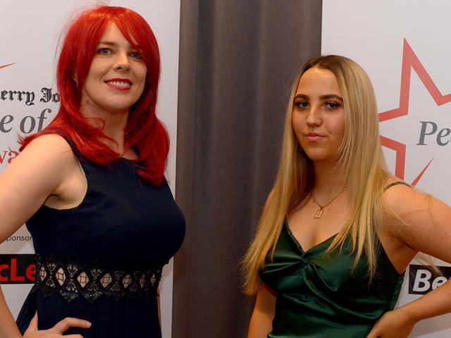 Shaz and Tamzin White pictured at Derry Journal People of the Year Awards held in the Everglades Hotel on Thursday evening last. Photo: George Sweeney. DER2139GS – 039