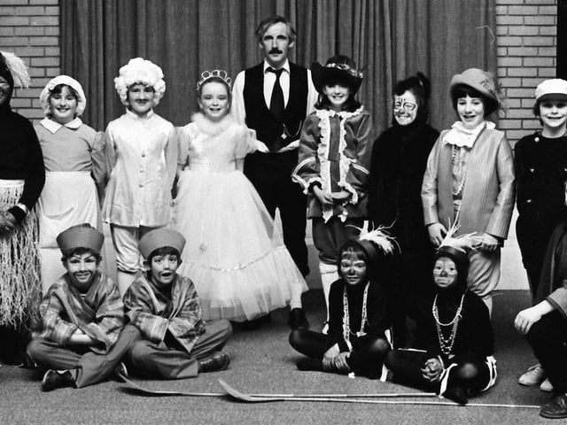 1983... Principals in the Carnhill PS Christmas show, "Dick Whittington".