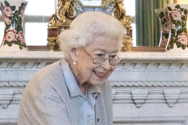 Queen Elizabeth II at Balmoral in Scotland this week. Photo: Jane Barlow/PA Wire