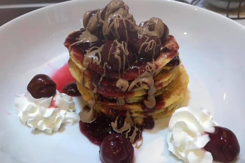 Gemma Dring, said: "Blackforest pancakes and all slimming world friendly."