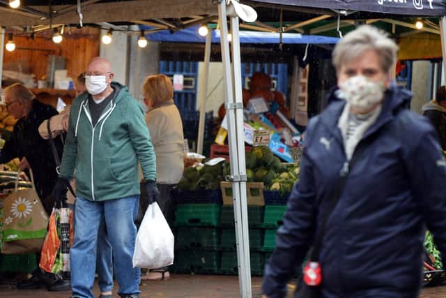 Market Place, Doncaster. Picture: NDFP-13-10-20 Doncaster 10-NMSY
