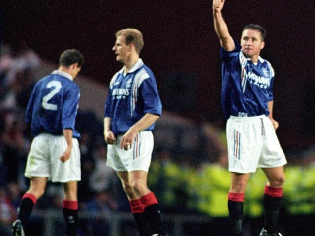 McCoist put Rangers 2-1 up against far-travelled Russians Alania on August 7, 1996 before Gordan Petric headed a third at Ibrox.