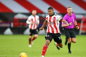 Rhian Brewster in action for Sheffield United: Simon Bellis/Sportimage