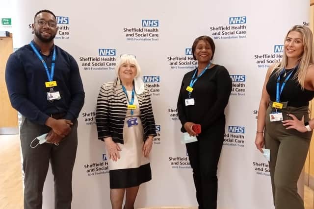 Members of Sheffield Health and Social Care NHS Foundation Trust's engagement and experience team will talk to shoppers at Crystal Peaks about volunteering opportunities