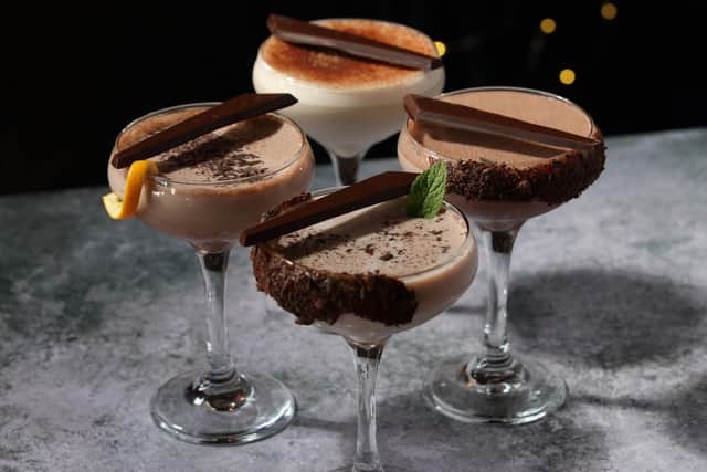 Sheffield bar All Bar One has announced a festive lineup of cocktails in collaboration with luxury chocolate brand Hotel Chocolat