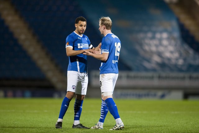 Weston captained the Spireites today with Evans suspended. He kept things simple and worked hard for the team.