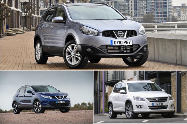 The Nissan Qashqai is Britain's most popular SUV but owners of older models report that it hasn't aged well.
Nissan Qashqai (2007 - 2014) 45.6%; Nissan Qashqai (2014 - present) 46.3%; Volkswagen Tiguan (2007 - 2016) 61.0%