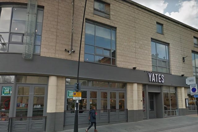 Popular bar Yates in Cambridge Street, Sheffield city centre is open for lunch on New Year's Day with its usual menu