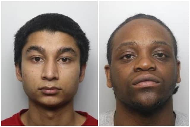 Samsul Mohammed, 20, of Wolseley Road, and Tinashe Kampira, 20, of Donovan Road, have been jailed for life with a combined minimum term of 58 years for the murder of Sheffield solicitor and father-of-two Khuram Javed.