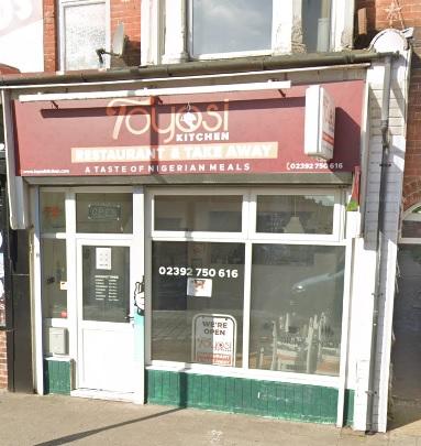 Toyosi Kitchen in Fawcett Road, Southsea, was inspected by the food standards agency on April 14, 2021 and was given a 5 rating.