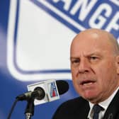 Former New York Rangers head coach Mike Keenan is now the coach of Italy and has been keeping an eye on Sheffield Steelers' Brandon McNally. (Photo by Bruce Bennett/Getty Images)