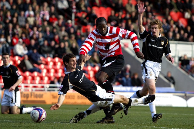 2007/08 appearances: 37. The Barbados international switched to Gillingham following the play-off final win. The forward remained at the Priestfield for three years, with a loan spell at Bradford City. He won a case of unfair racial victimisation against Gillingham after alleging they refused treatment for an injury and said he would be docked wages for not travelling into training during heavy snow. After leaving Gillingham he joined Braintree Town, who loaned him to Lincoln City in 2012.