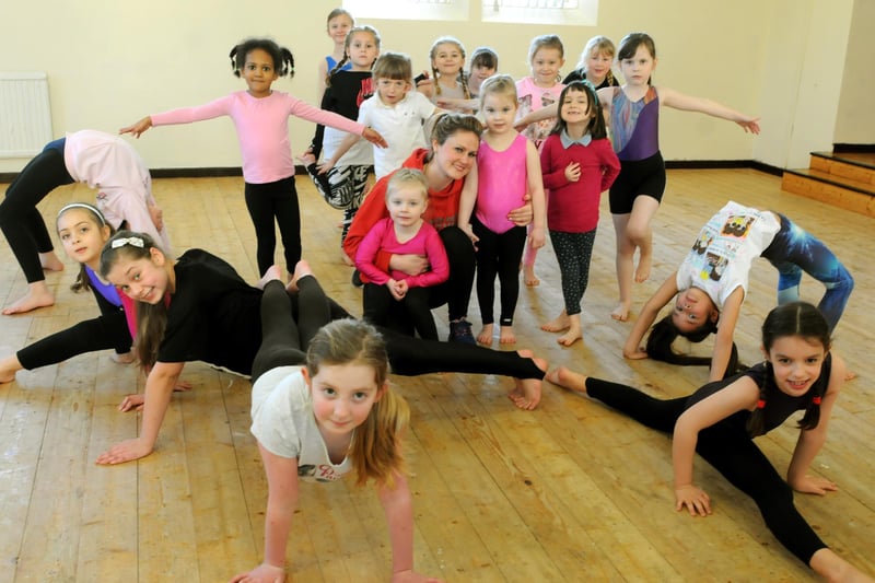 Witness the Fitness's Louise Scott was pictured with youngsters taking part in a gymnastics class at St Peter's Church Hall in 2015. Can you spot someone you know?