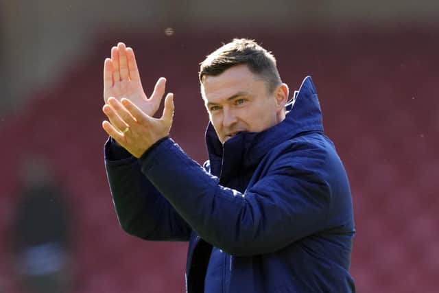 Sheffield United manager Paul Heckingbottom was told he wouldn't be judged on results