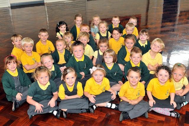New starters at Fens Primary School in September 2011. Can you spot someone you know?