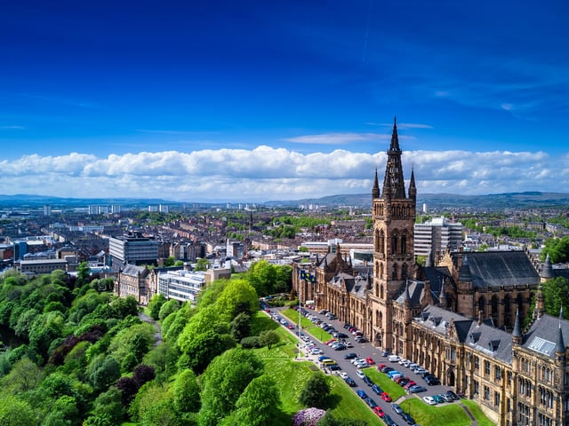 The Scottish city placed in the top three greenest cities in the UK. This was based on the number of public parks and gardens, with Glasgow boasting an impressive 772.