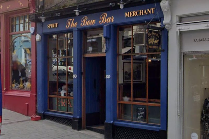 Named after the street of West Bow on which it sits, The Bow Bar is a traditional Scottish pub specialising in beer and whisky. With up to eight real ales on tap and a bewilderingly-long menu of the world's best beers in cans and bottles, it's one of the best pubs in the Capital.