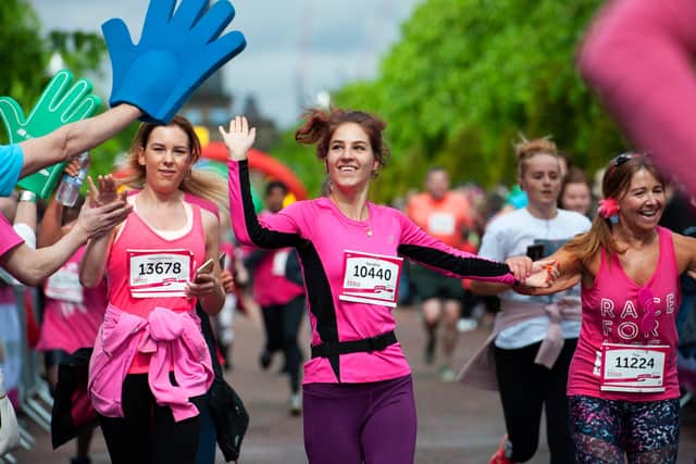 There won't be pictures of runners at the Race for Life finish line this year as the organisers cancel over 400 races across the country.