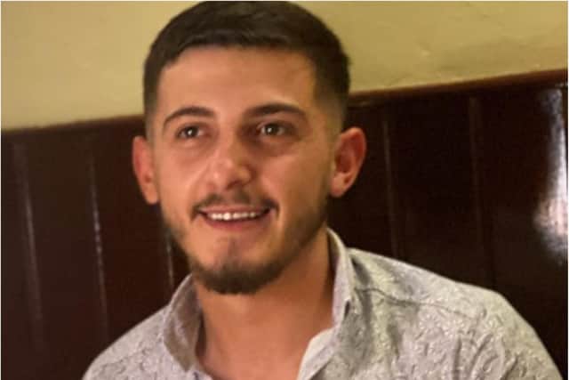 Fatjon Oruci, 22, from London, was found unconscious on Doncaster Road, Rotherham at about 1.20 am on January 1, 2022. He passed away a short time after