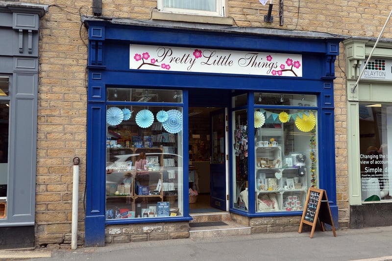 The bunting was up at Pretty Little Things in New MIlls