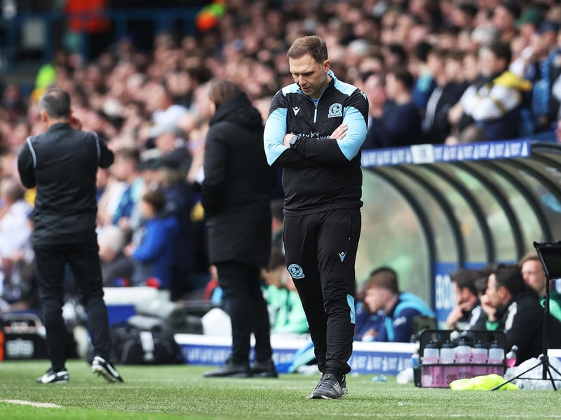 Title: 0.5%
Automatic promotion: 1.4%
Top-six finish: 10.4%
Relegation: 15.9%