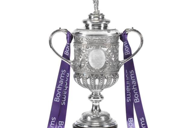 The FA Cup won by The Wednesday and Sheffield United. (Photo: Bonhams).