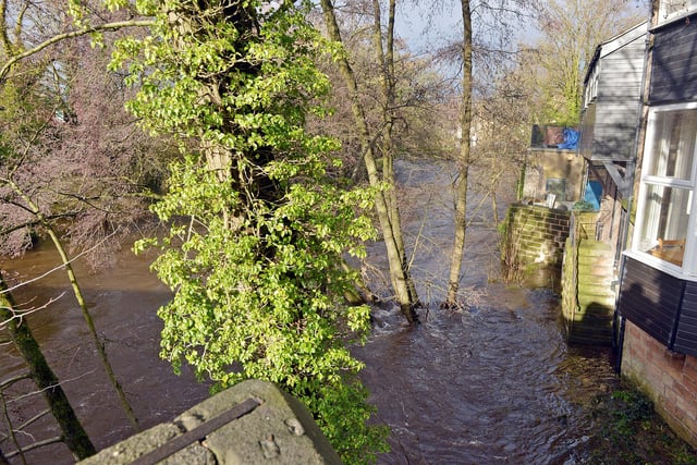 Water levels on the River Derwent peaked at 3.89 metres on Thursday morning.