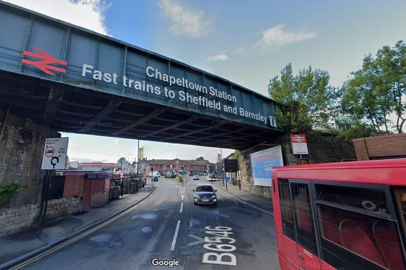 17. Chapeltown saw 15.4  incidents of antisocial behaviour per 1,000 residents reported between March 2023 and February 2024. Picture: Google