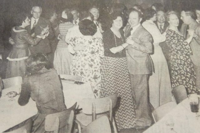 Kirkcaldy 1978: Hogmanay dance at the Strathearn Hotel.
